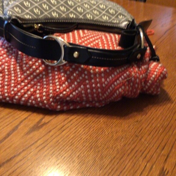 Dooney & Bourke hobo bag Gray and black Leather Handles - Picture 5 of 7